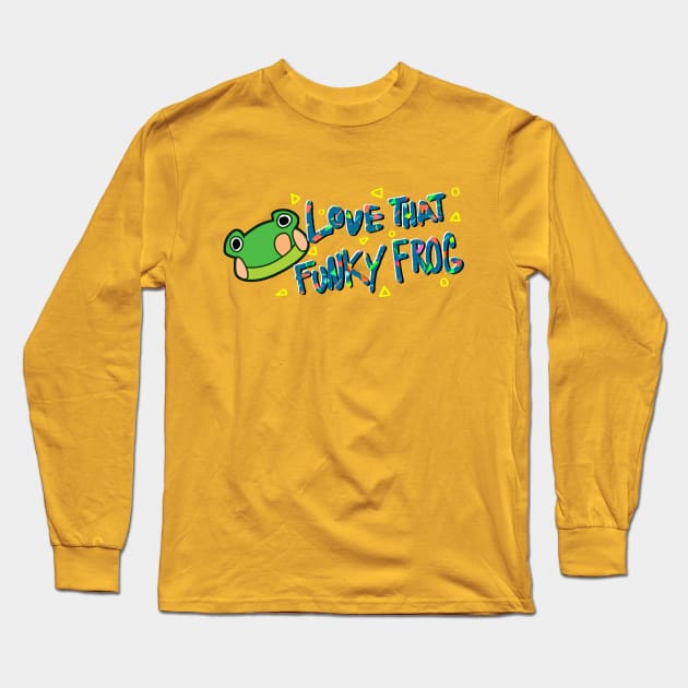 Funky Frog Long Sleeve T-Shirt by liimitliz